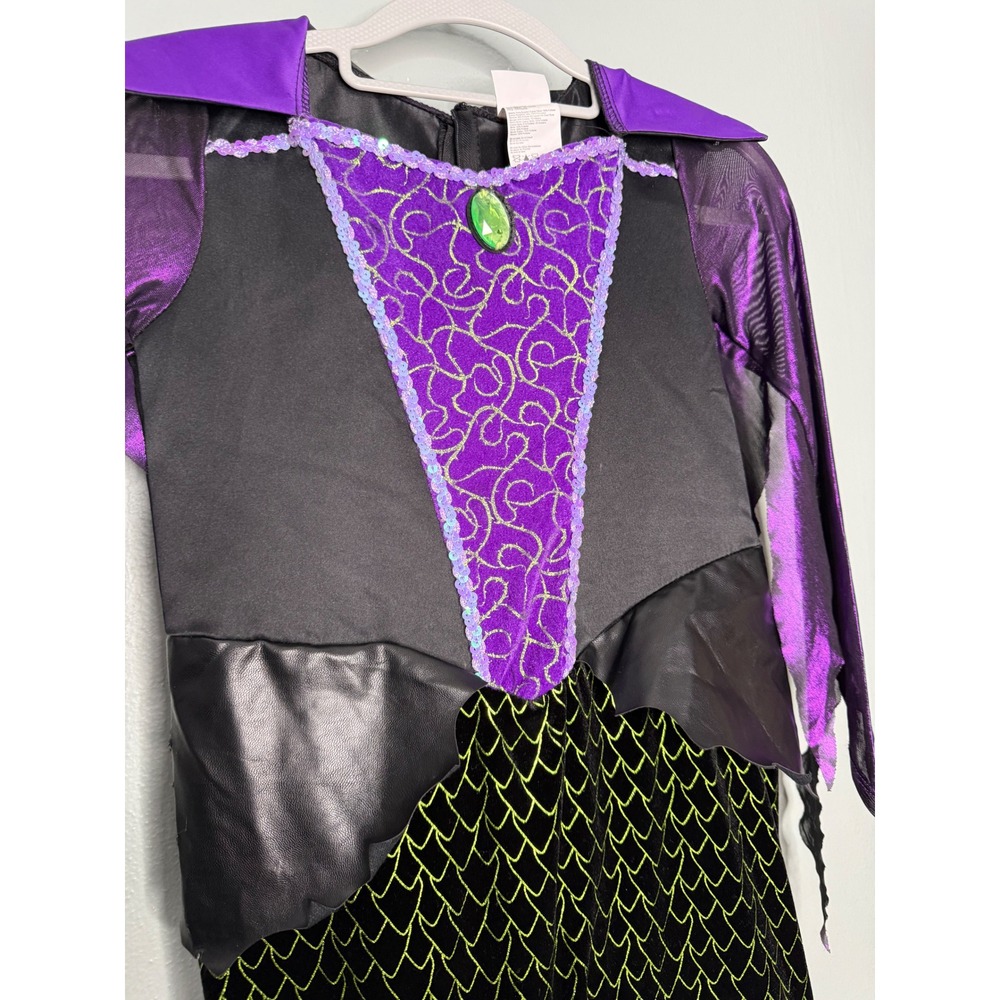 Disney Villains Maleficent Girl's Dress‎ Halloween Costume - Picture 5 of 8